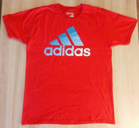 Adidas T-Shirt, Herren, Grösse L, Rot, Top Zustand!