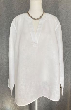Lauren Ralph Lauren Bluse aus Leinen Grösse XL