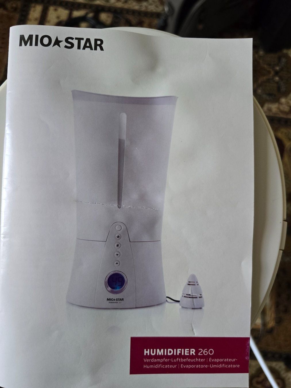 Mio Star Umidificatori d'aria: Verdampfer-Luftbefeuchter mit Hygrostat MIO+STAR 260 – Usato da Rorschacherberg venduto da Scharfeegge 3