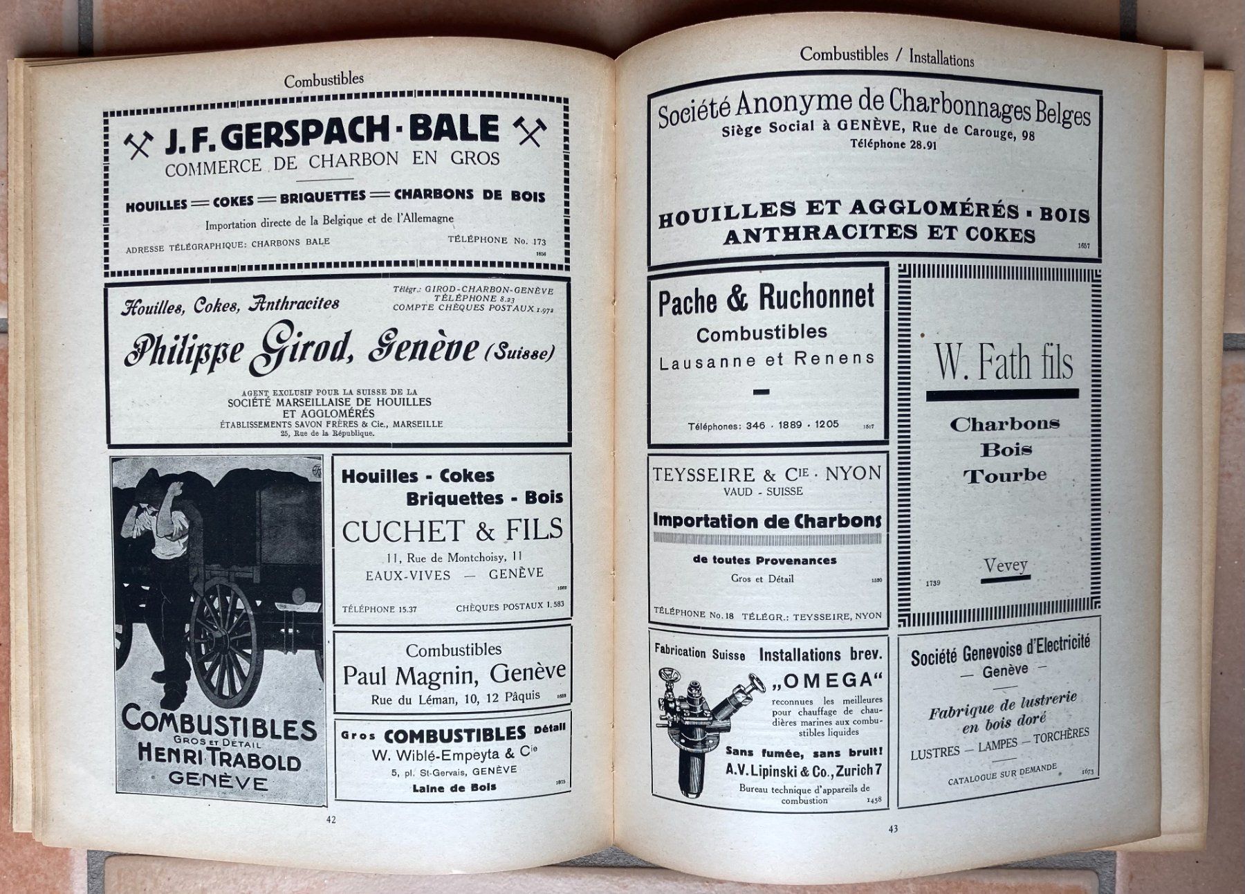Libri: L'utilisation des eaux en Suisse. 1920 – Usato da Versoix venduto da HELVETICA_1 9