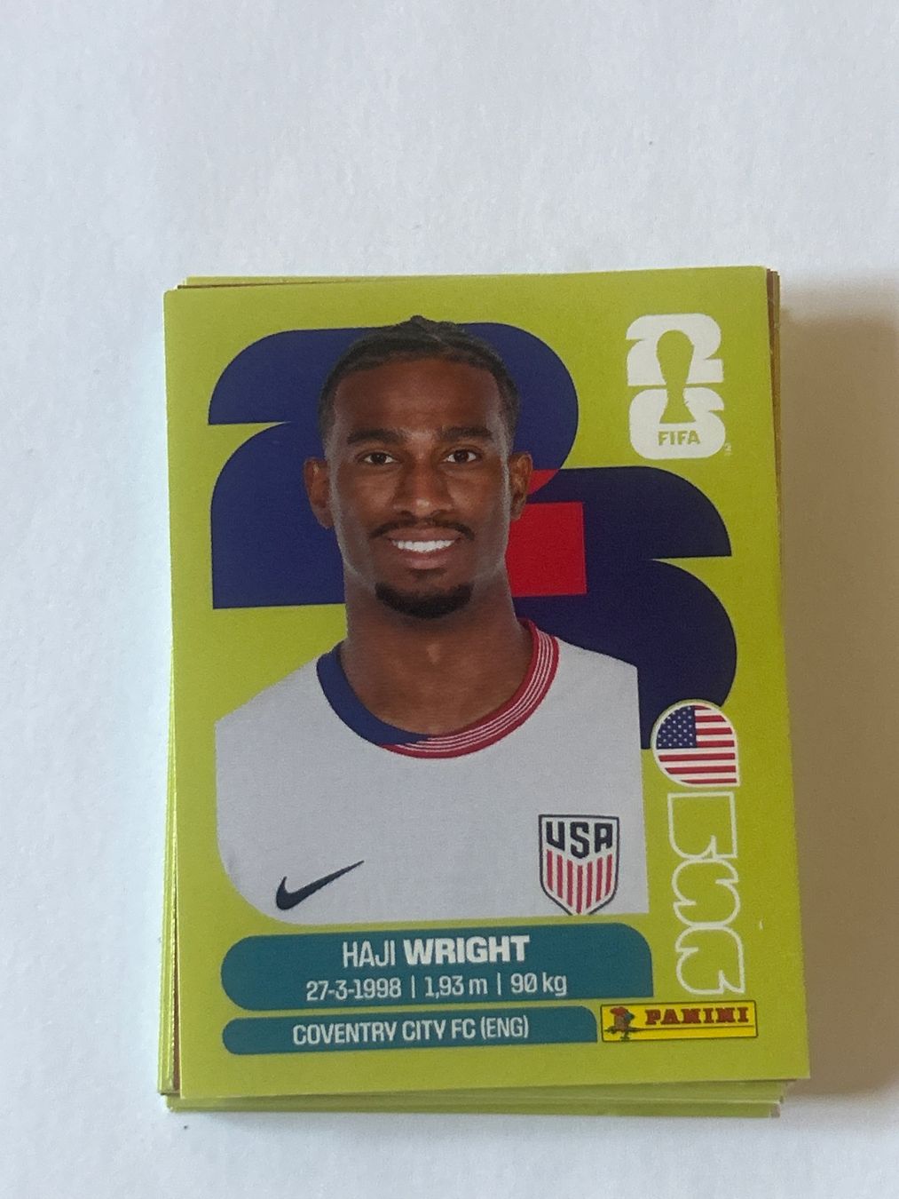 Panini Cartes à collectionner: Panini WM 2026 Sticker - Wright USA 19 – Neuf (Voir description) à Troistorrents par sim_d75d