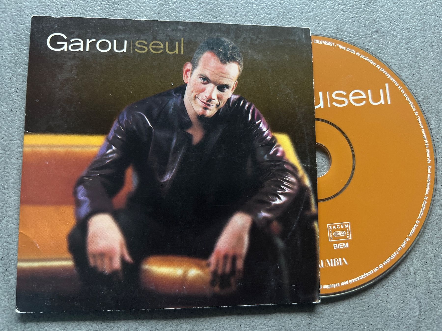 CDs: CD 2 titres Garou « Seul » – D'occasion à Bouveret par Feelgoodtrading