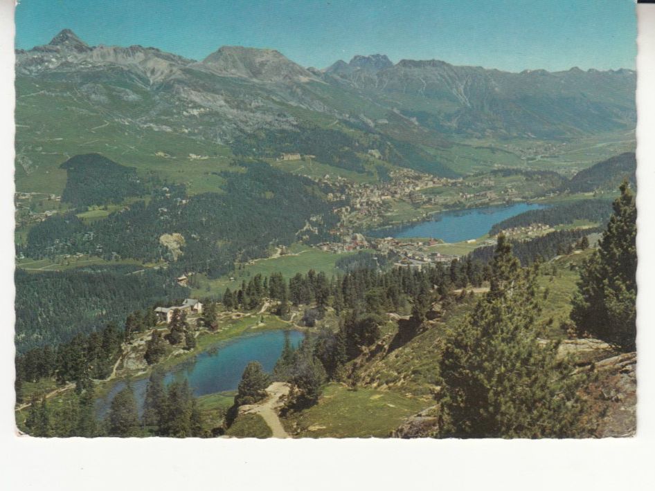 Ansichtskarten: St. Moritz 1964 – Gebraucht aus Bürglen TG von StampGraf