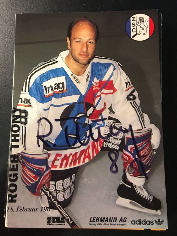 Roger Thöny, autogrammkarte zsc Kaufen auf Ricardo