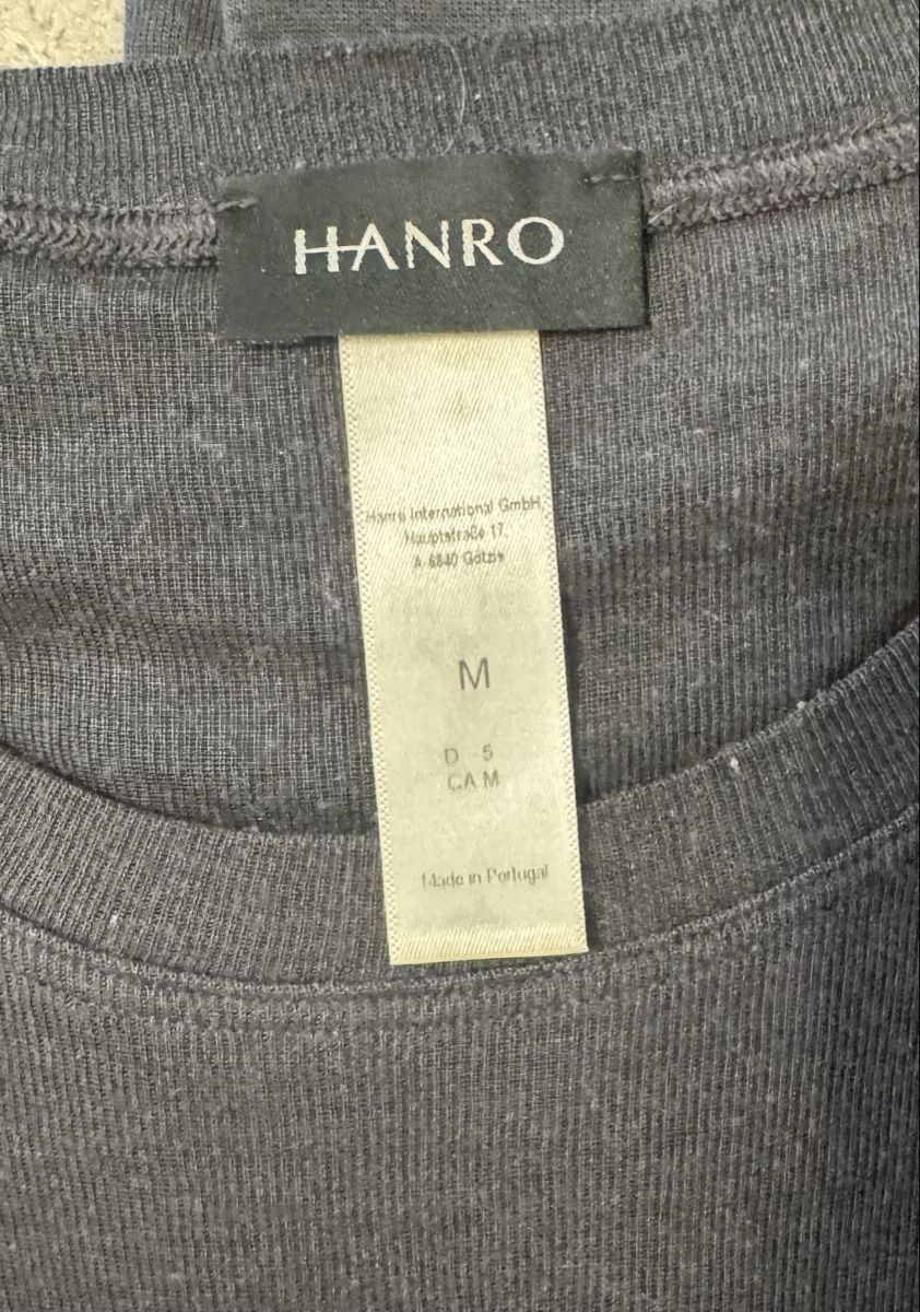 Pullover & Sweatshirts: HANRO Langarmshirt Seide Kaschmir Grau Groesse M – Gebraucht aus Zürich von Loco028