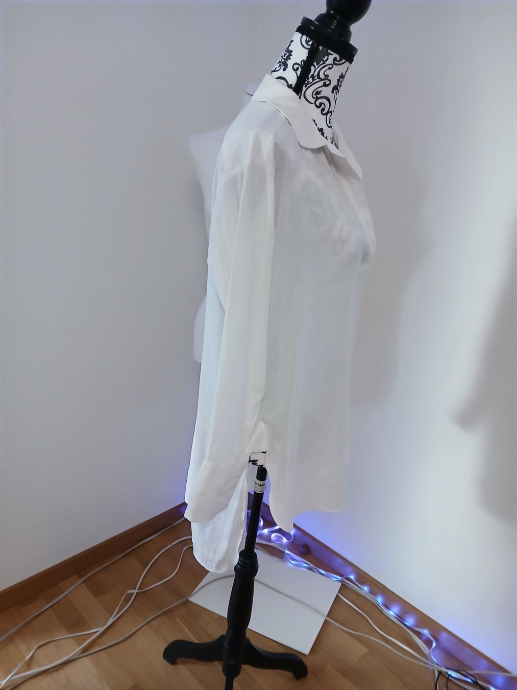 H&M Camicette: Elegante weisse Bluse, transparent, Gr. 36 – Usato da Glattbrugg venduto da hap_8w8v 1