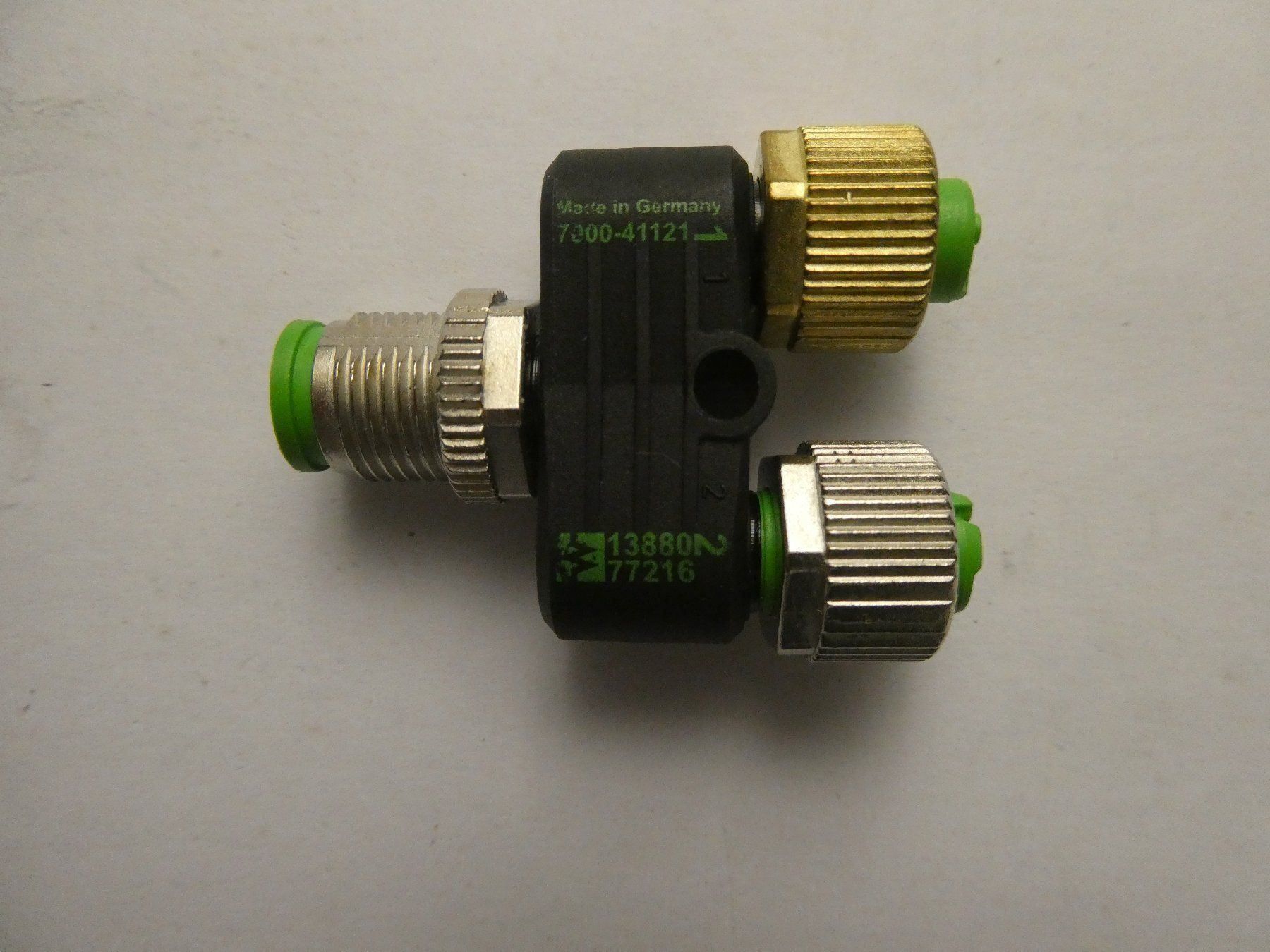 Componenti elettronici: Murr T-Stück M12 – Nuovo (secondo la descrizione) da Fulenbach venduto da Hach0