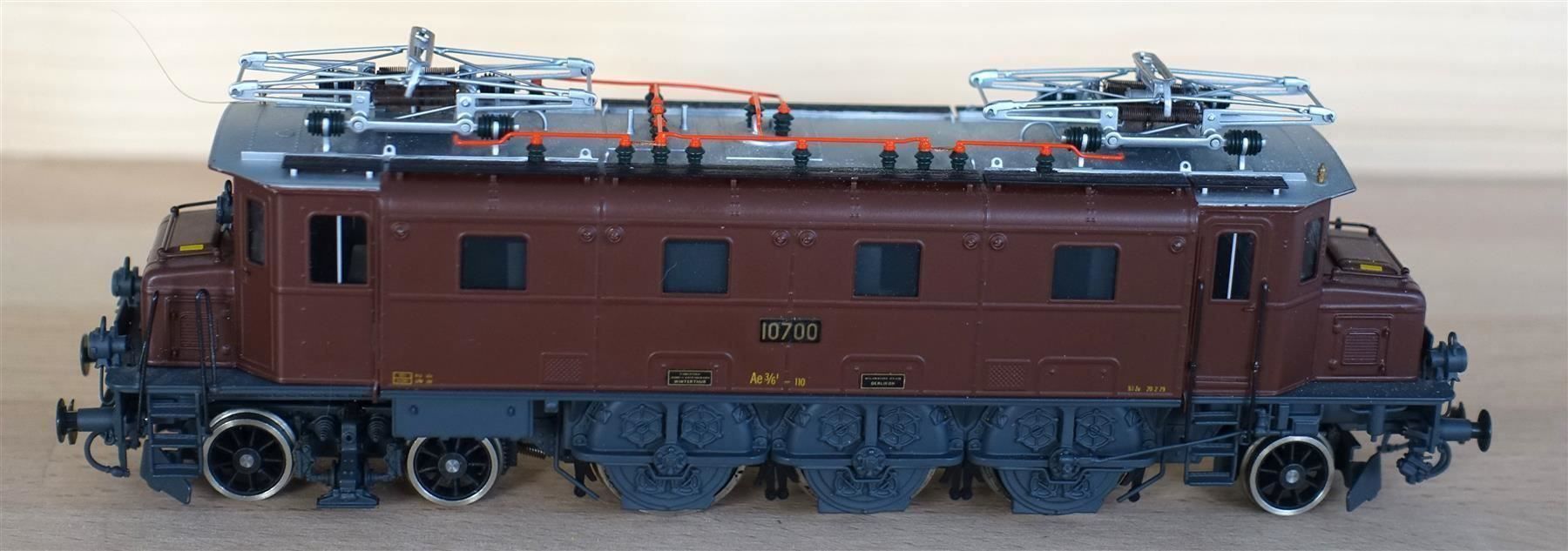 Lemaco Modellini di ferrovie: Lemaco SBB-CFF Ae 3/6 I 10700. DC analog. – Nuovo (secondo la descrizione) da Horw venduto da SwissSteamMemories