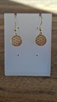 Ohrhänger "Blume des Lebens" Silber 925 vergoldet
