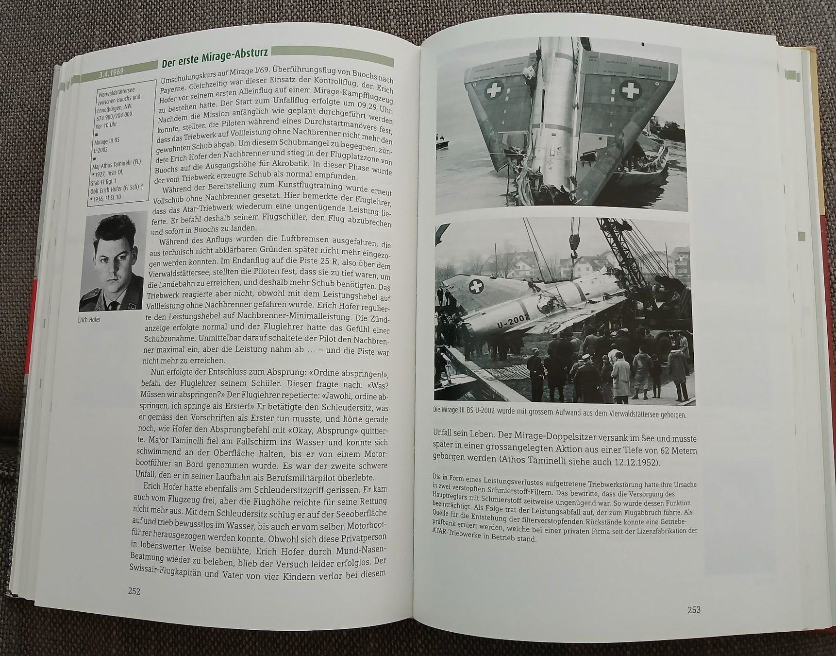 Libri: Buch Schweizer Luftwaffe "Gebrochene Flügel" - Flugunfälle – Usato da Luzern venduto da baku1961 3