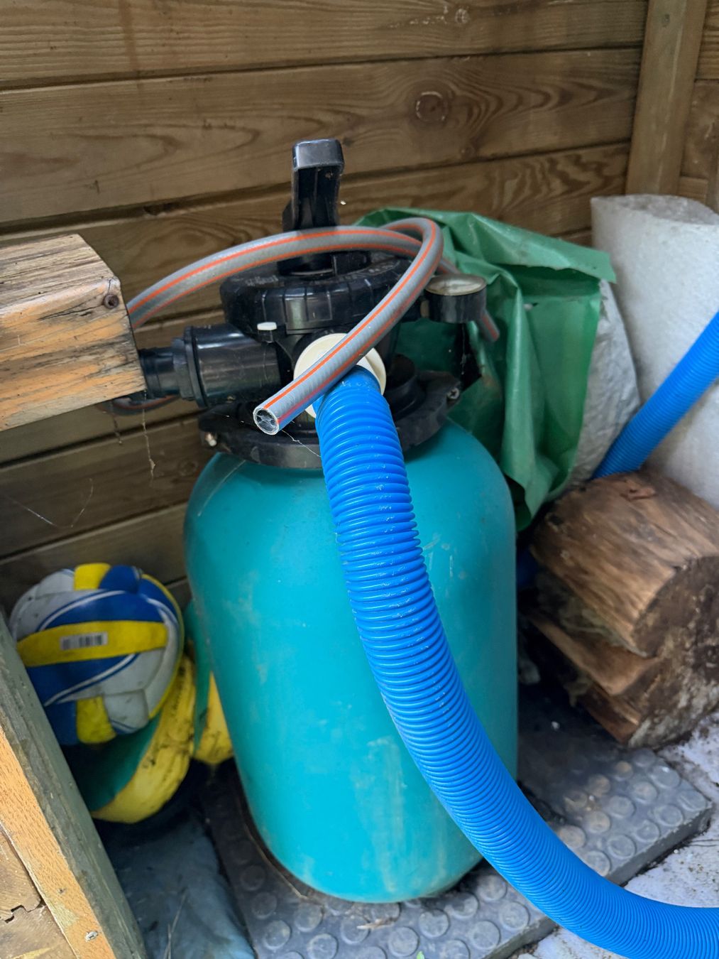 Schwimmbad: Holzpool komplett mit Filteranlage – gebraucht – Gebraucht aus Grindelwald von svenboesch 7