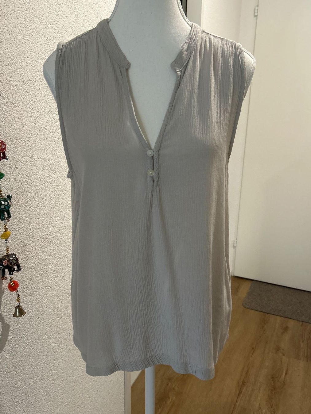 Camicette: Damen kurzarm Blusenshirt beige Gr. S – Nuovo (secondo la descrizione) da Brunnen venduto da Nala2929