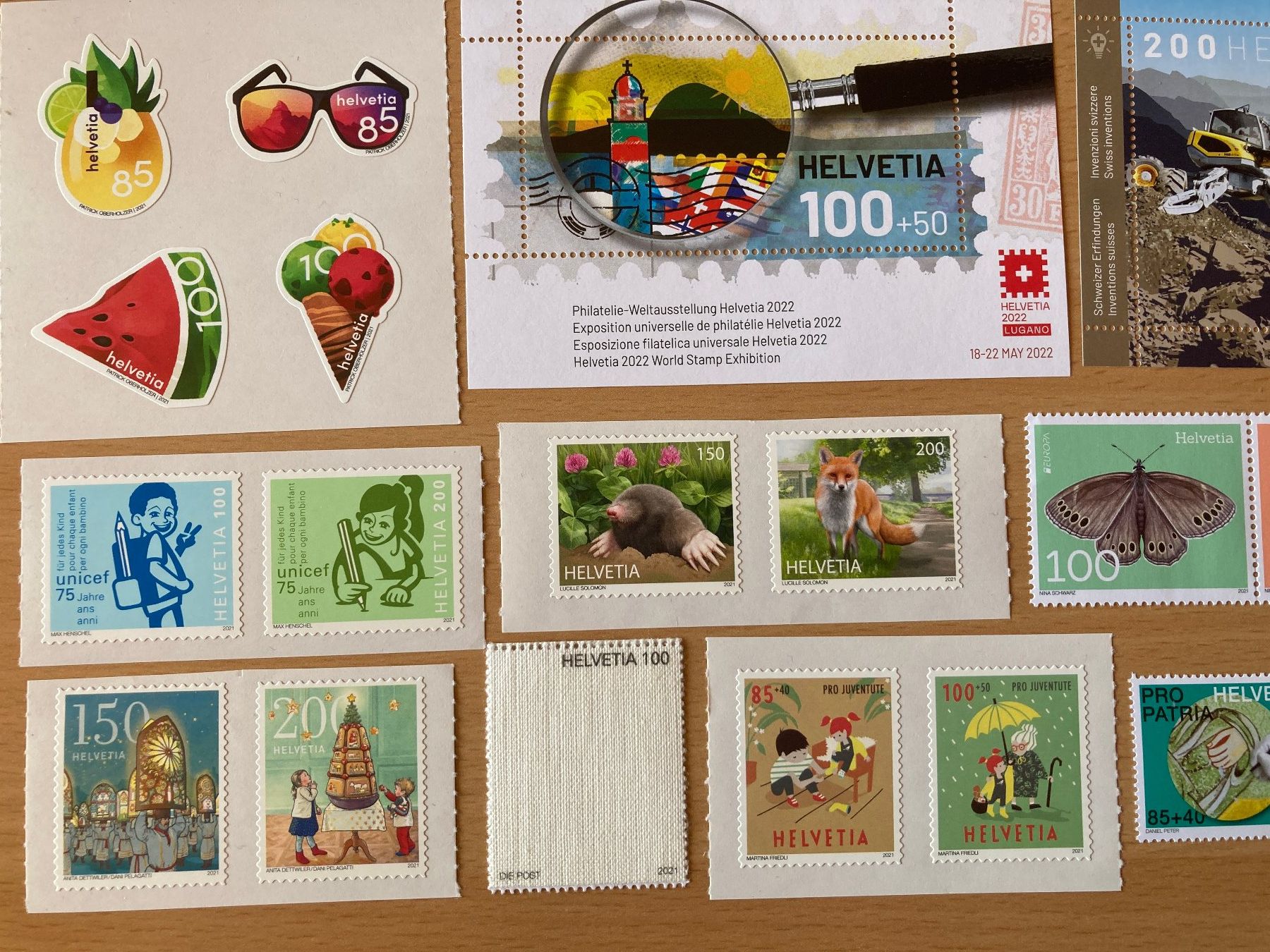 Alle Briefmarken: Briefmarken aus dem Jahr 2021, postfrisch – Neu (gemäss Beschreibung) aus Lütisburg von wiesenpippau 3
