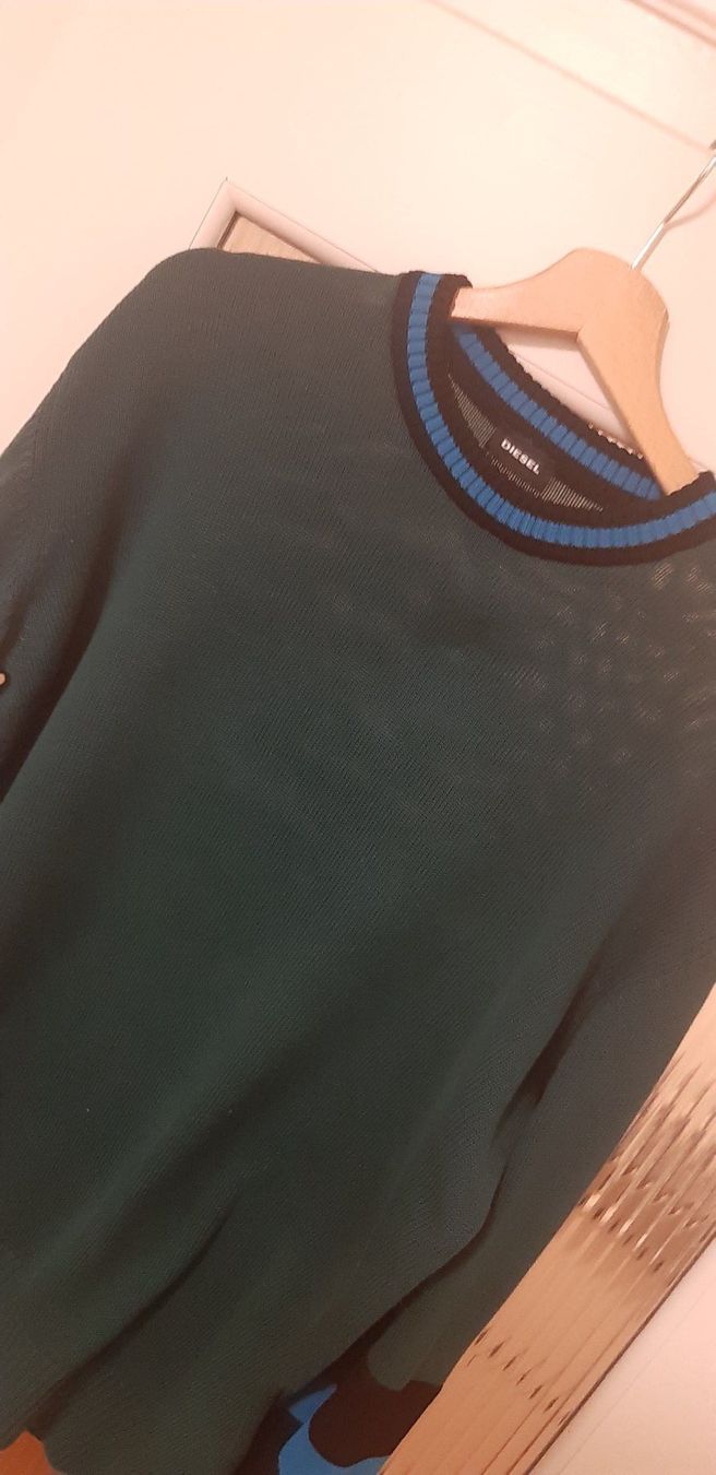 Diesel Maglioni & Felpe: DIESEL Pullover Grösse XL, Dunkelgrün – Nuovo (secondo la descrizione) da Zürich venduto da Venecia25 4