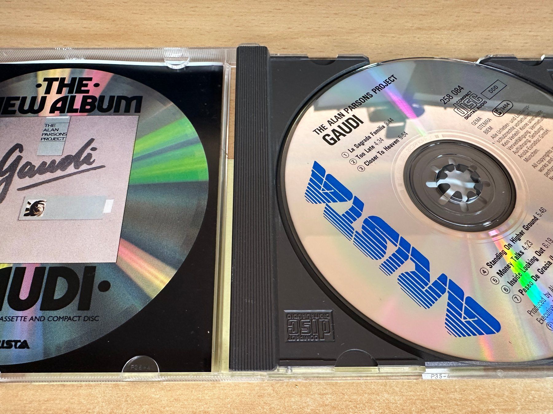 CD: L2 The Alan Parsons Project – Gaudi – Usato da Rikon im Tösstal venduto da Alpenmutz 2