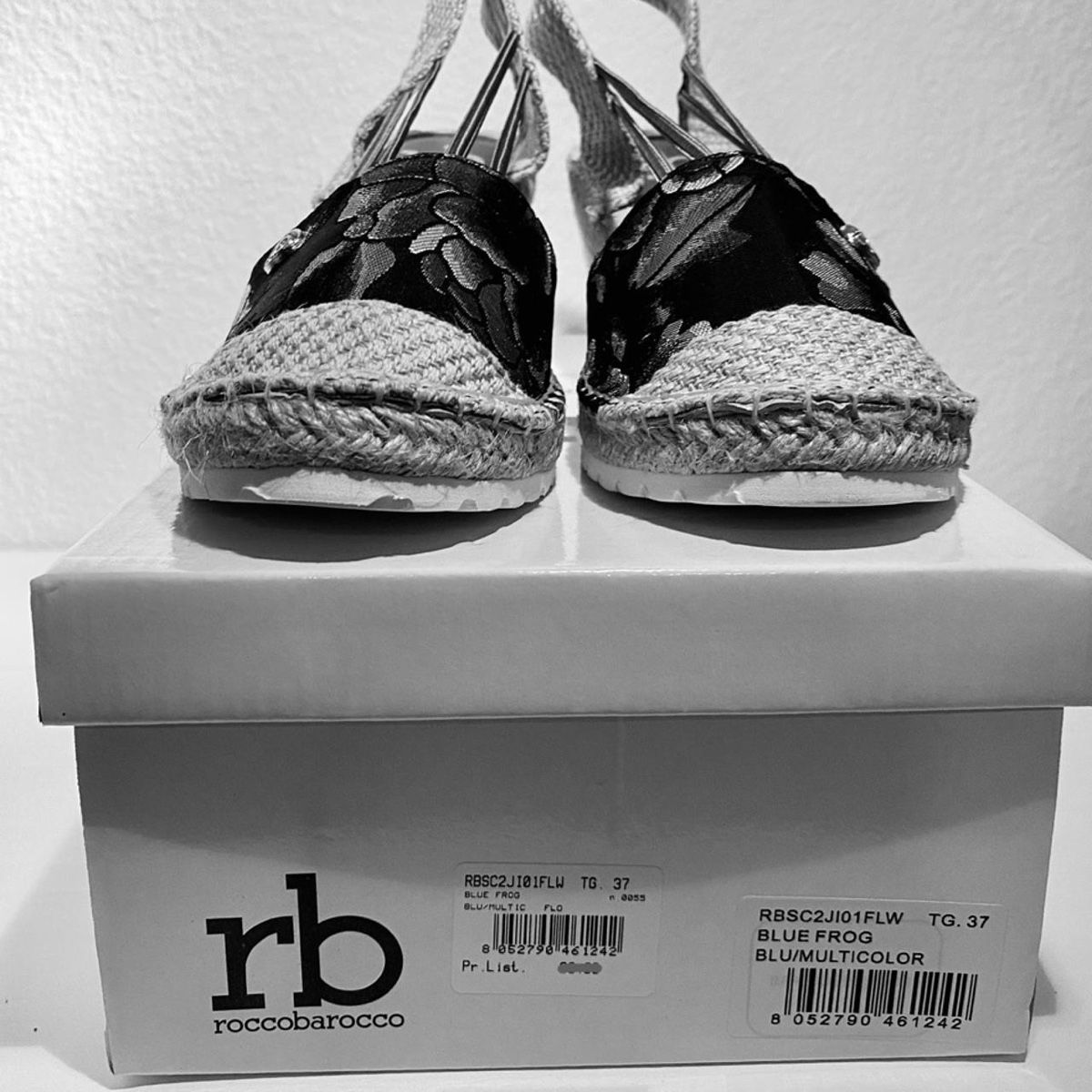 Scarpe da donna: Roccobarocco Keilabsatz Espadrilles, Sommer Look, Grösse 37 – Nuovo e nell'imballaggio originale da Schlieren venduto da bingo33 3