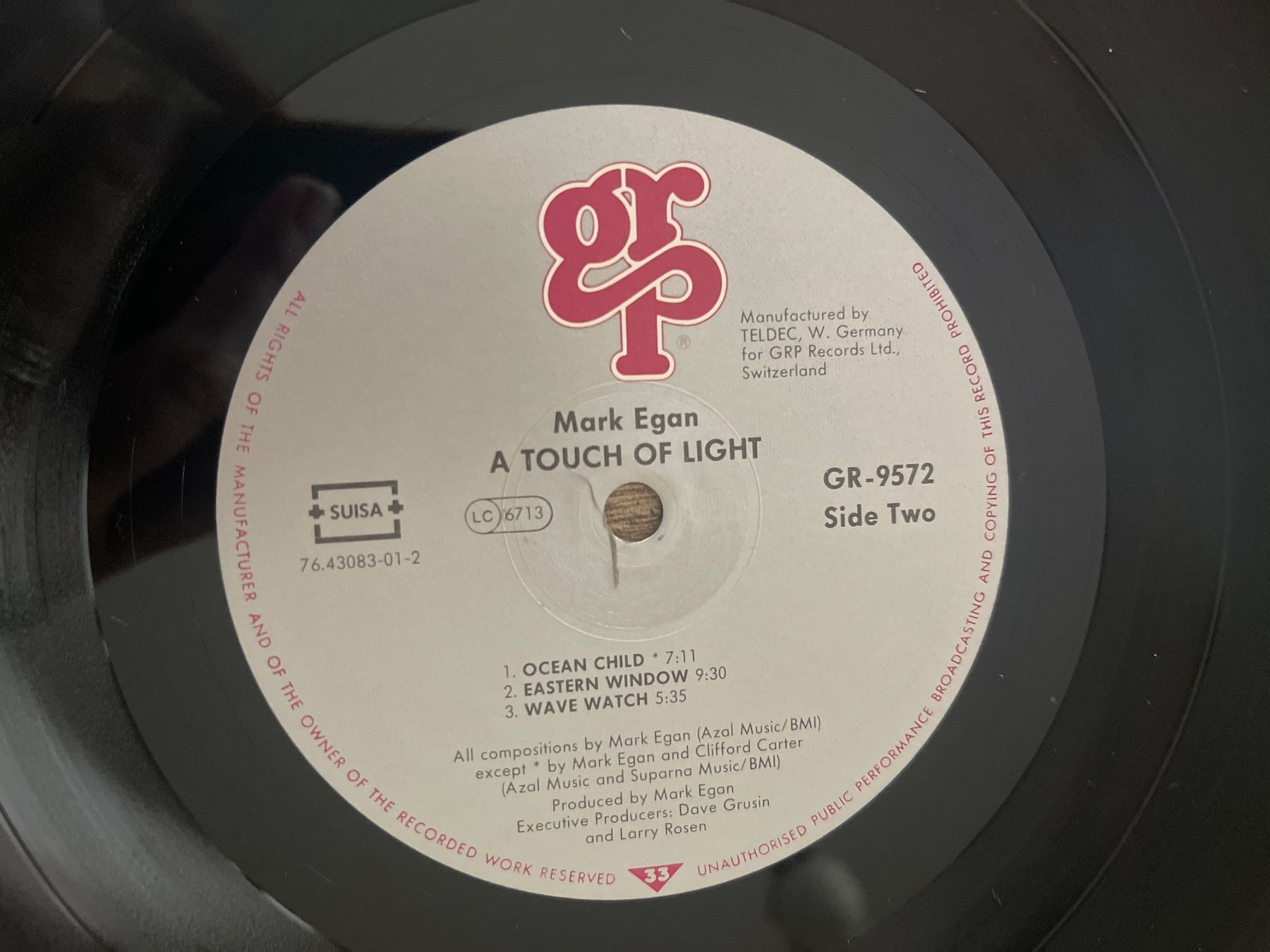 Vinyles: A805/Mark Egan A Touch Of Light – D'occasion à Frutigen par Philippe_jsp 2