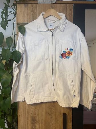VANS Jeansjacke weiss, Grösse S