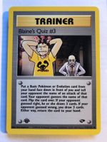 Blaine's Quiz 3 1st Gym Challenge (unc.) - MINT - ab 1.-