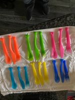 Kinderbesteck  IKEA  6 Farben . jeweils Löffel,Gabel & Messe