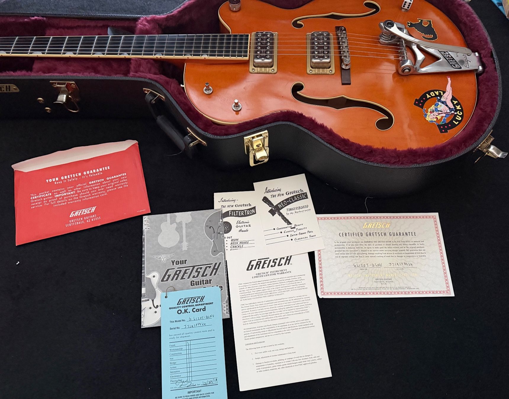 Gretsch Strumenti musicali: Gretsch 6120 Brian Setzer BSSMK 59 Smoke – Usato da Saland venduto da steffimick2005 1