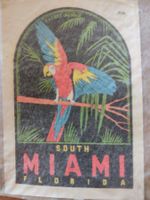 Lindgren-Turner Co. Abziehbild SOUTH MIAMI Original Verpackt