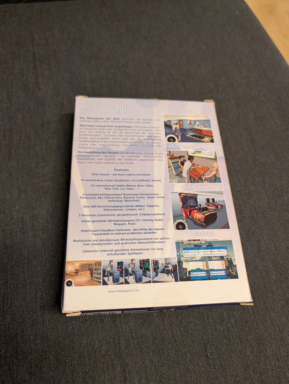 Spiele: Hotel gigant PC CD-ROM – Gebraucht aus Giubiasco von Tici__nerd_Giubiasco 1