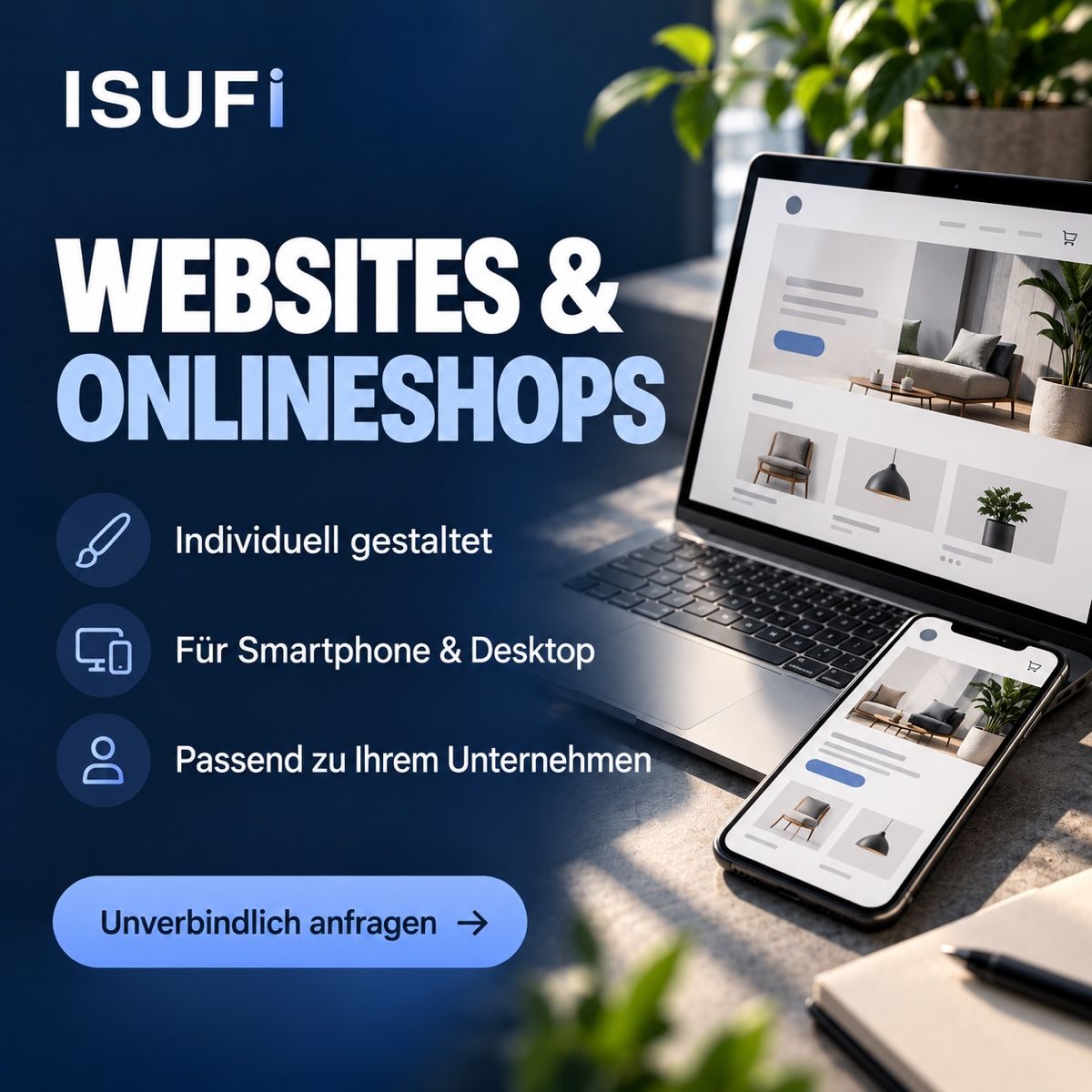 Sonstiges zu Computer & Netzwerk: Website, Online-Shop oder individuelle Weblösung | ISUFI – Neu und originalverpackt aus Wauwil von ISUFI