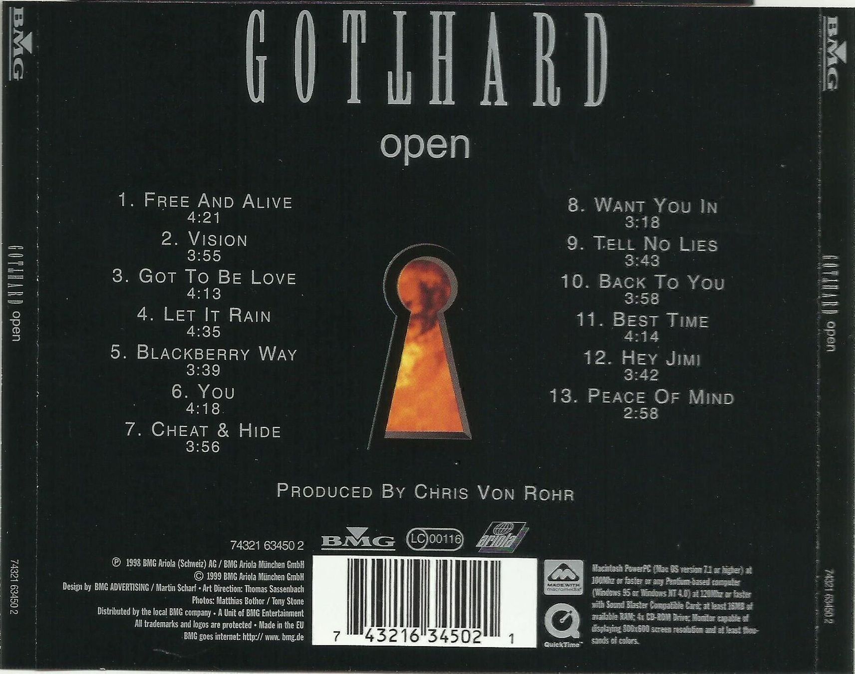 CD: Gotthard CD  Open !!!! – Usato da St. Margarethen TG venduto da ursk10 1
