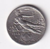 Italien 20 cent. 1912ss-vorz