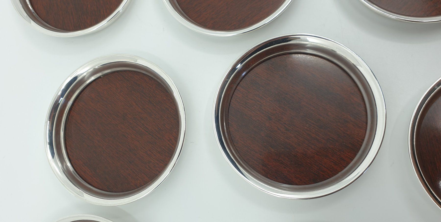 Sottobicchieri: 8 Mid Century Glasuntersetzer – Usato da Emmen venduto da magelan 3