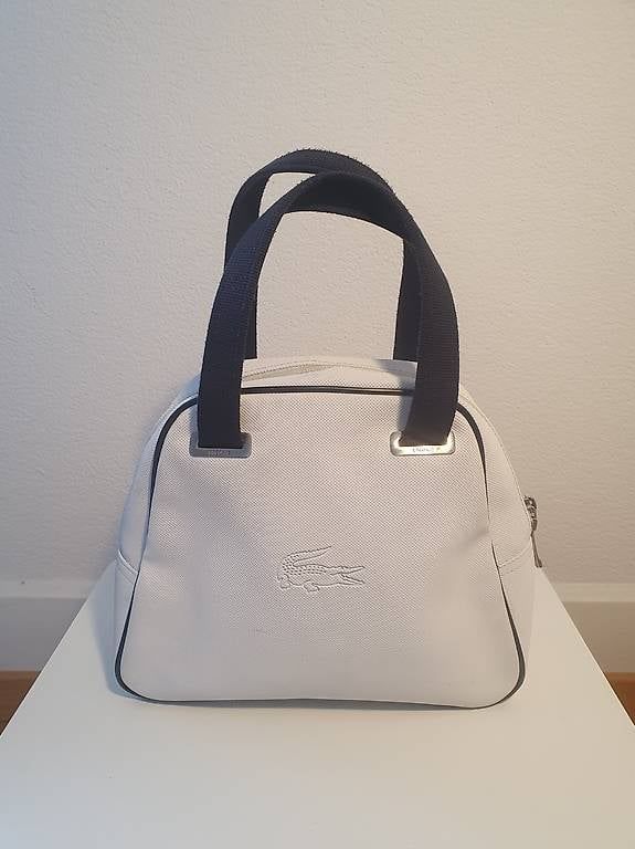 Lacoste Borse: Original Vintage Lacoste Handtasche / weiss – Nuovo (secondo la descrizione) da Bern venduto da PH85BE