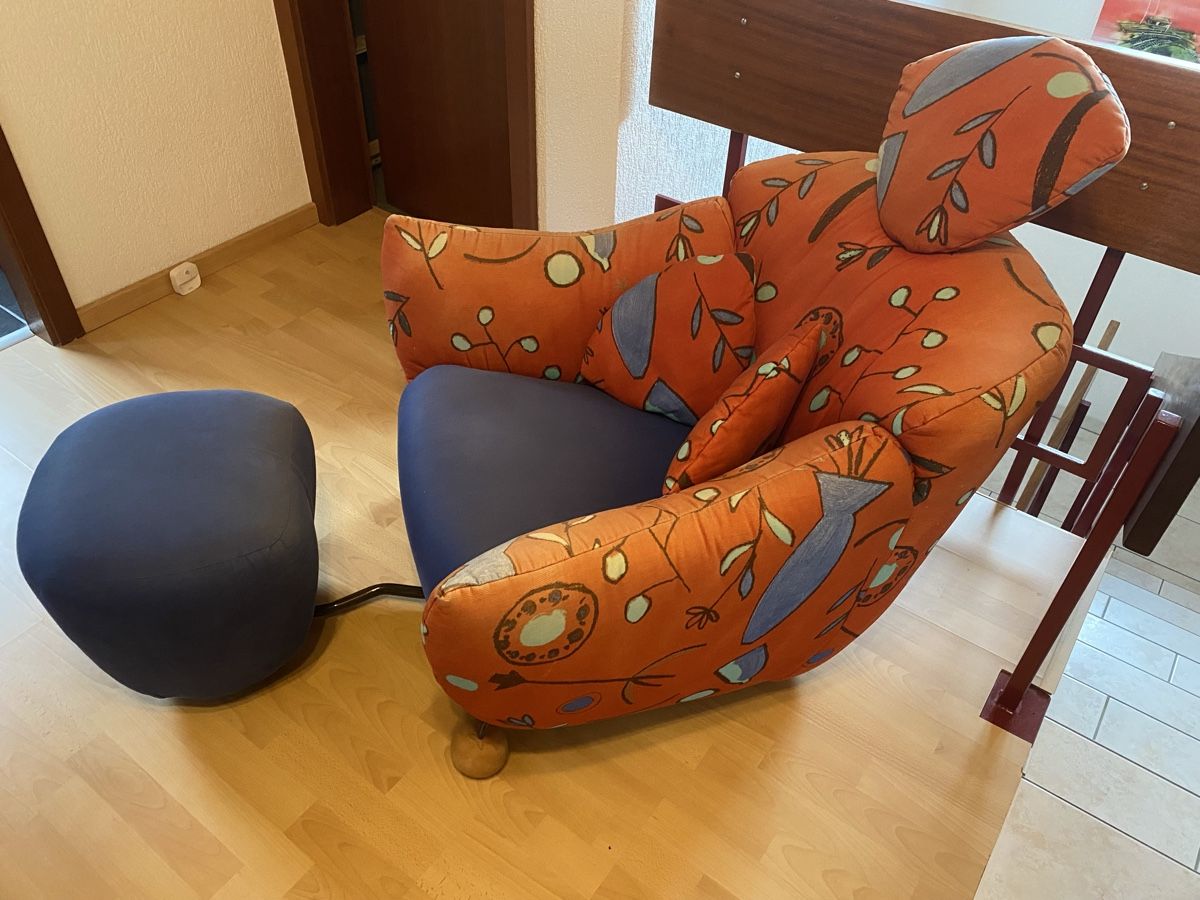 Poltrone: Bequemer Sessel mit Fussauflage – Usato da Grossaffoltern venduto da Schrecklassnach 1