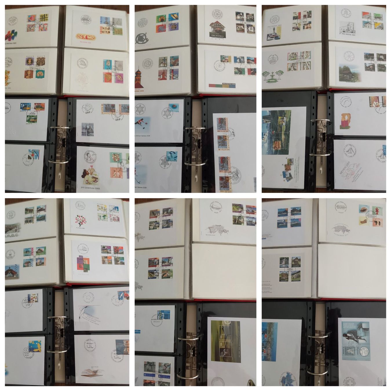 Tutti i francobolli: 6 CH FDC-/Briefalben, 450 Briefe – Usato da Münchwilen AG venduto da Nesar 5
