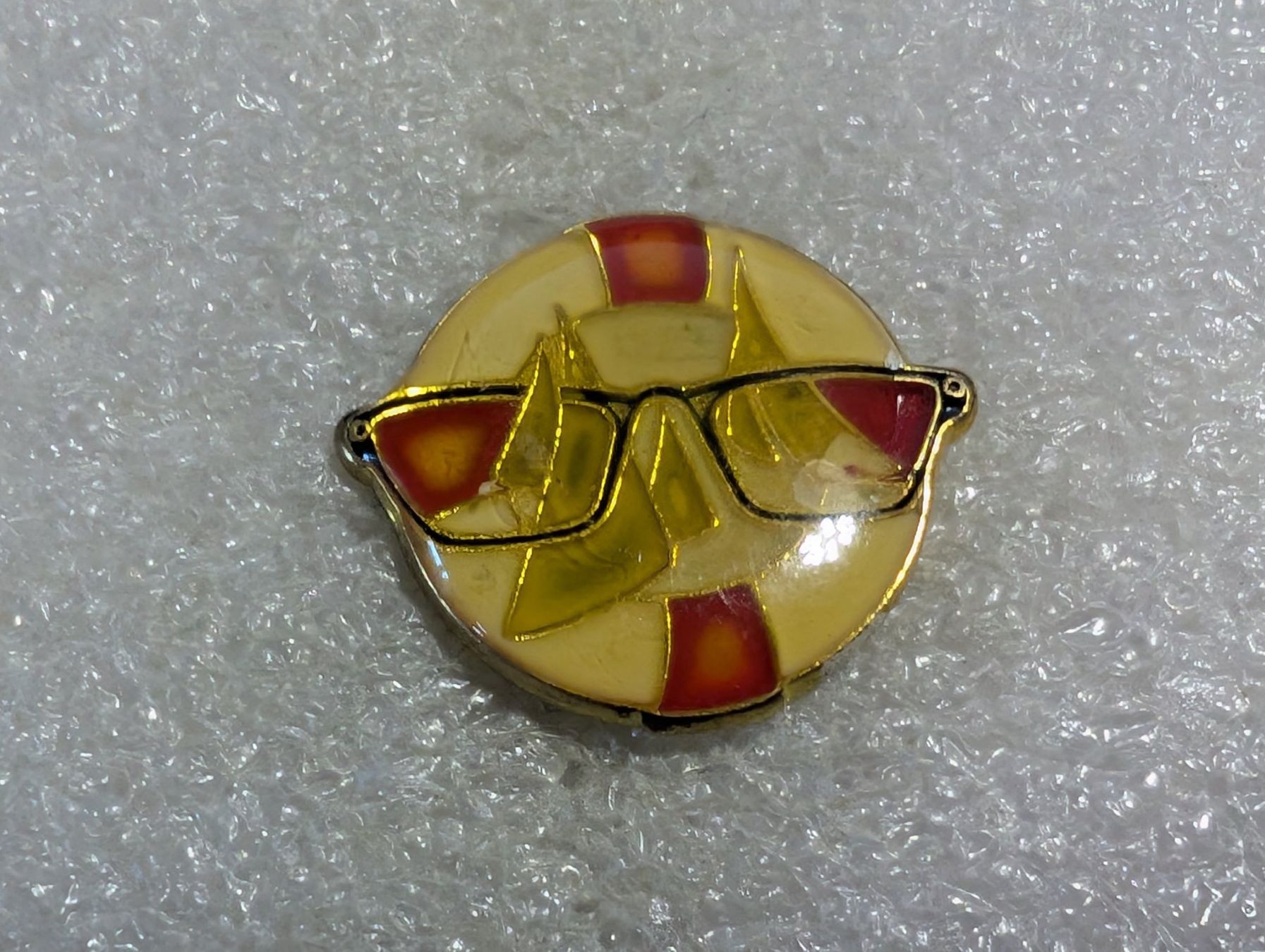 Placchette & Badge: Ansteckpin 191: Brille – Usato da Oppligen venduto da Pin-Fall-Shop