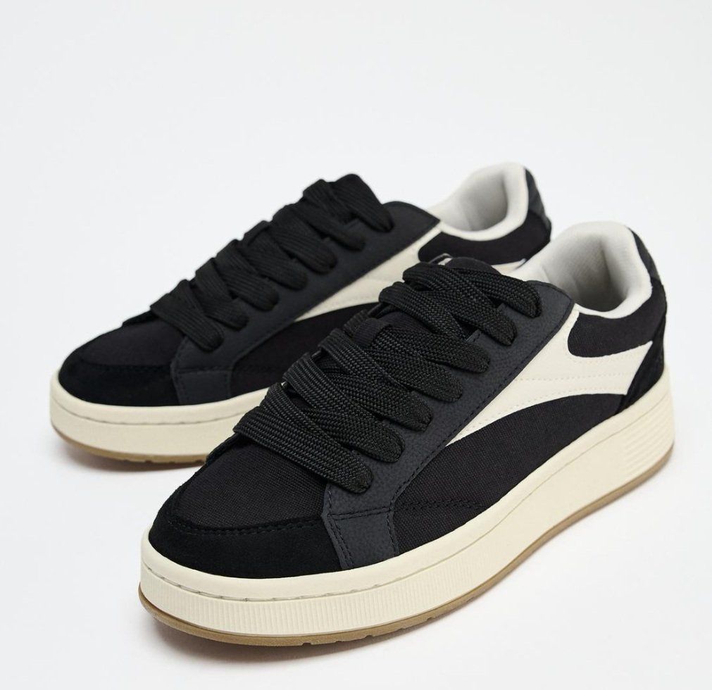Zara Scarpe da donna: ZARA schwarze Sneaker Gr.39 NEU – Nuovo e nell'imballaggio originale da Rotkreuz venduto da beltraum 1