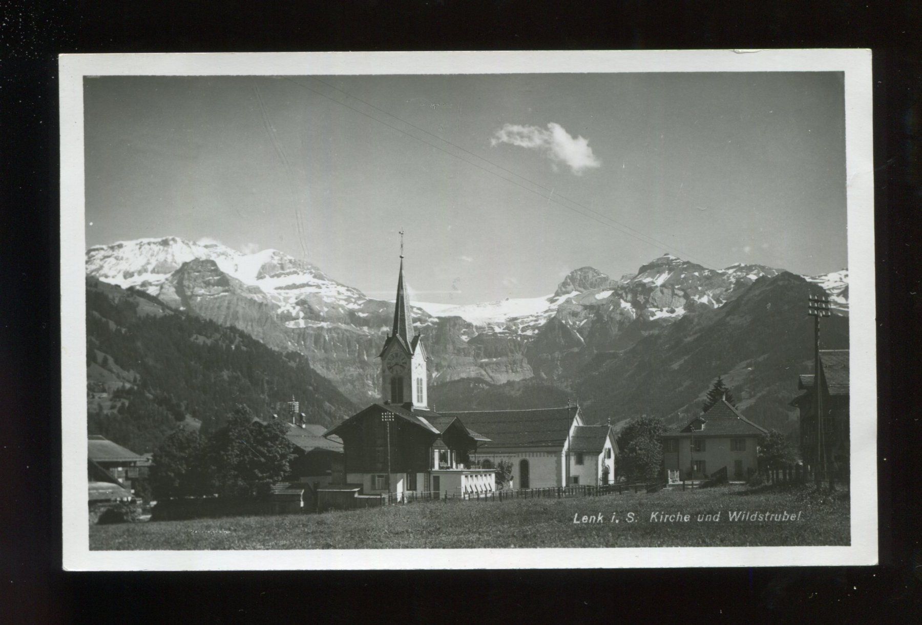 Cartoline postali: Lenk i S., Kirche – Usato da Aarau venduto da Elmaar41