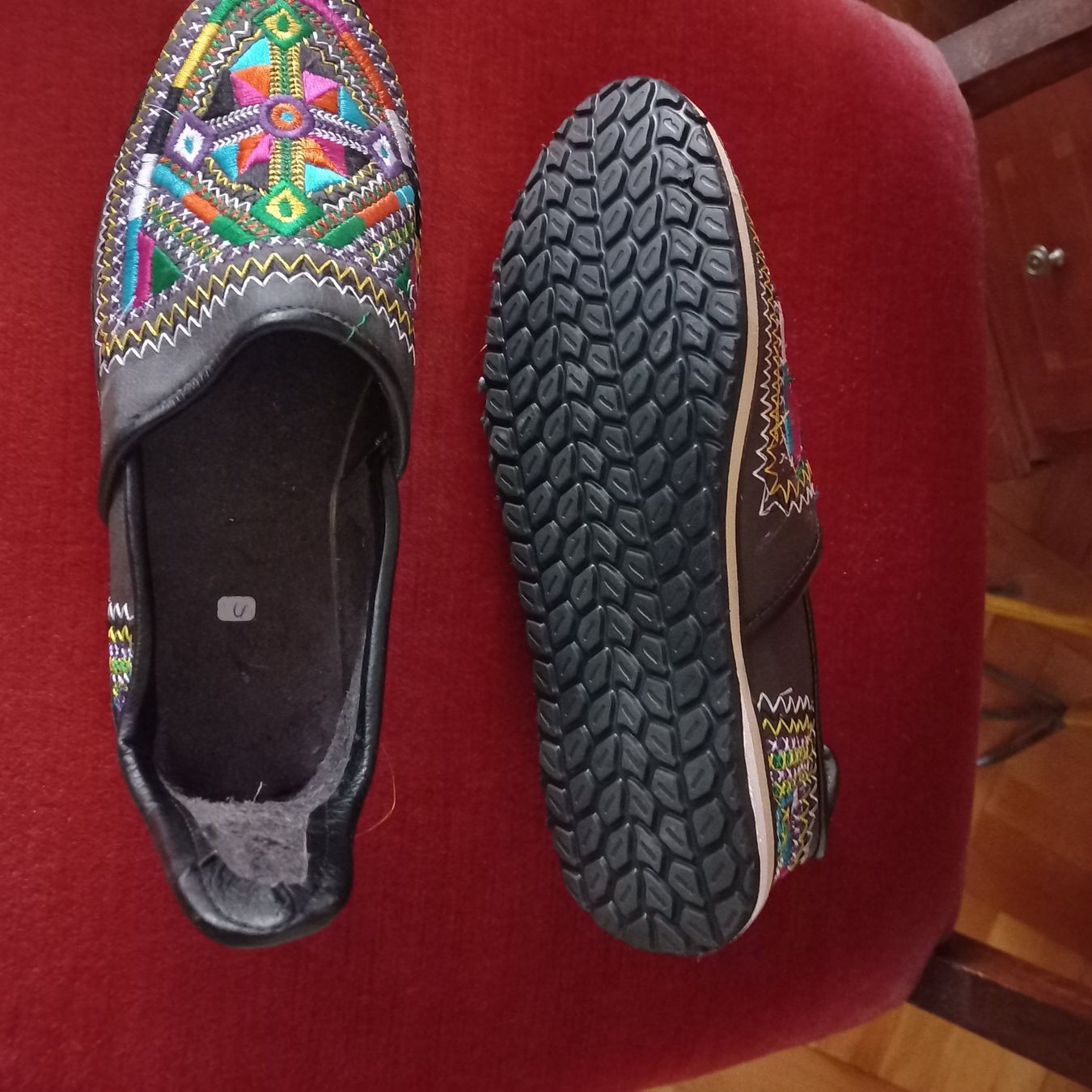 Herrenschuhe: Bunte Schuhe aus Marokko Grösse 41, 5 – Neu (gemäss Beschreibung) aus Ebnat-Kappel von Youssou 2