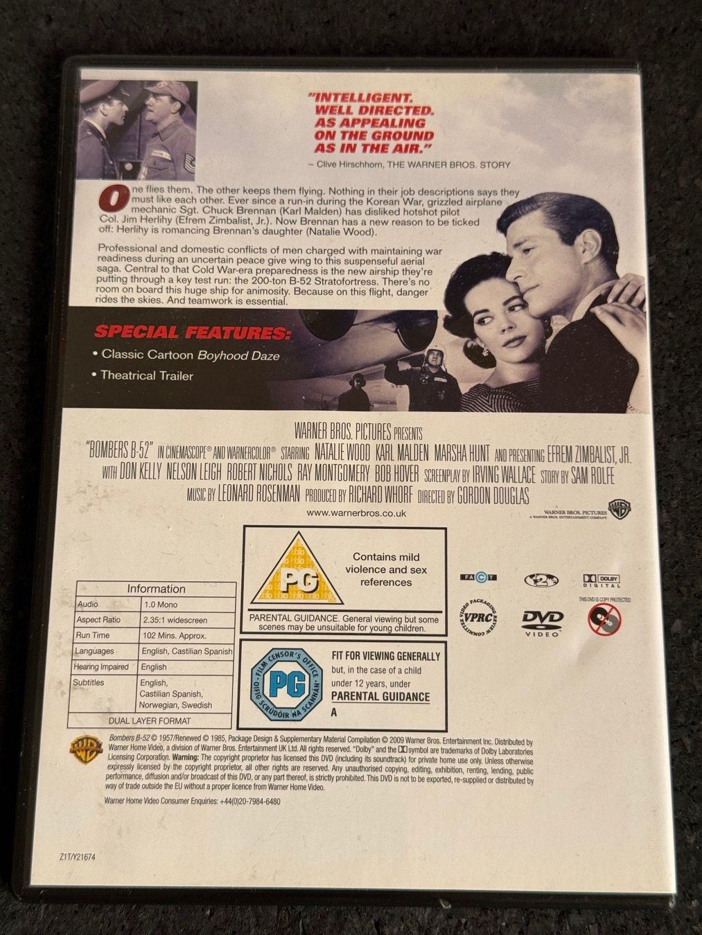 Tous les DVDs: Bombers B-52 DVD EN/Castilian SP – D'occasion à Fribourg par tschjoly 1
