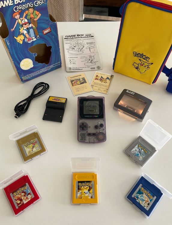 6 JEUX POKEMON + GAMEBOY COLOR + GADGETS (Gebraucht) in Port für CHF ...
