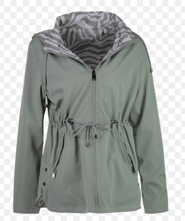 Trendige Übergangsjacke mit Zebra-Muster, Grösse M