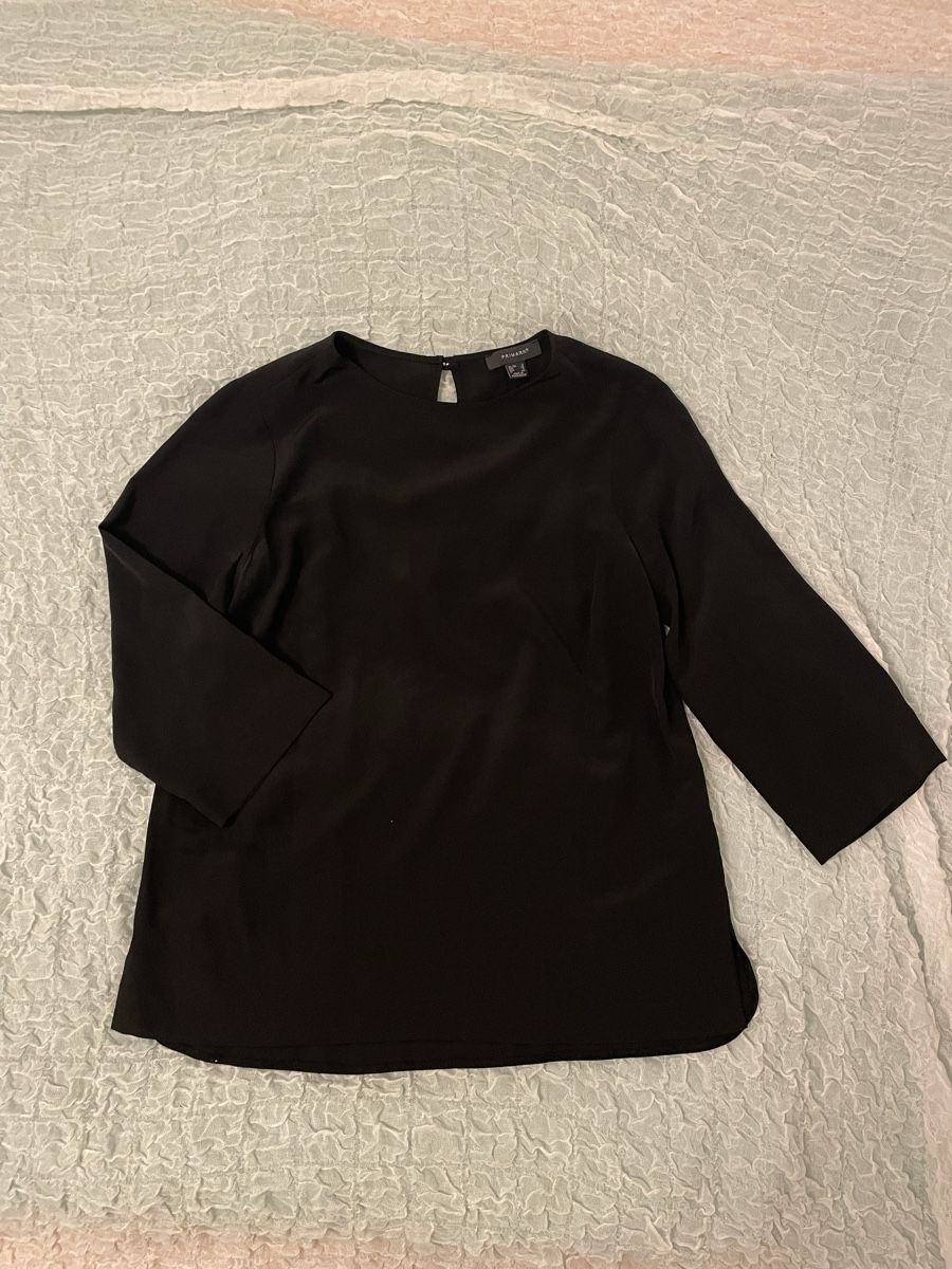 Camicette: Chemise manches mi-longues noir – Usato da Lausanne venduto da mau_6tnl 1