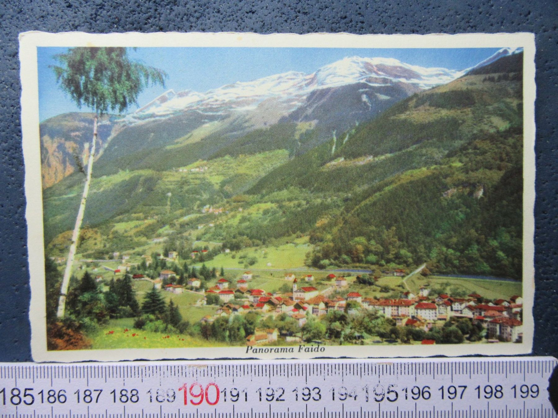Cartoline postali: FAIDO 1955 PANORAMA AK TI – Usato da Ettingen venduto da Hausi4711