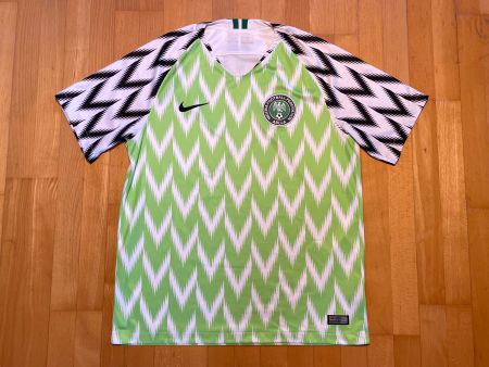 2018 World Cup Nike Nigeria Football Jersey Skepta Sz L