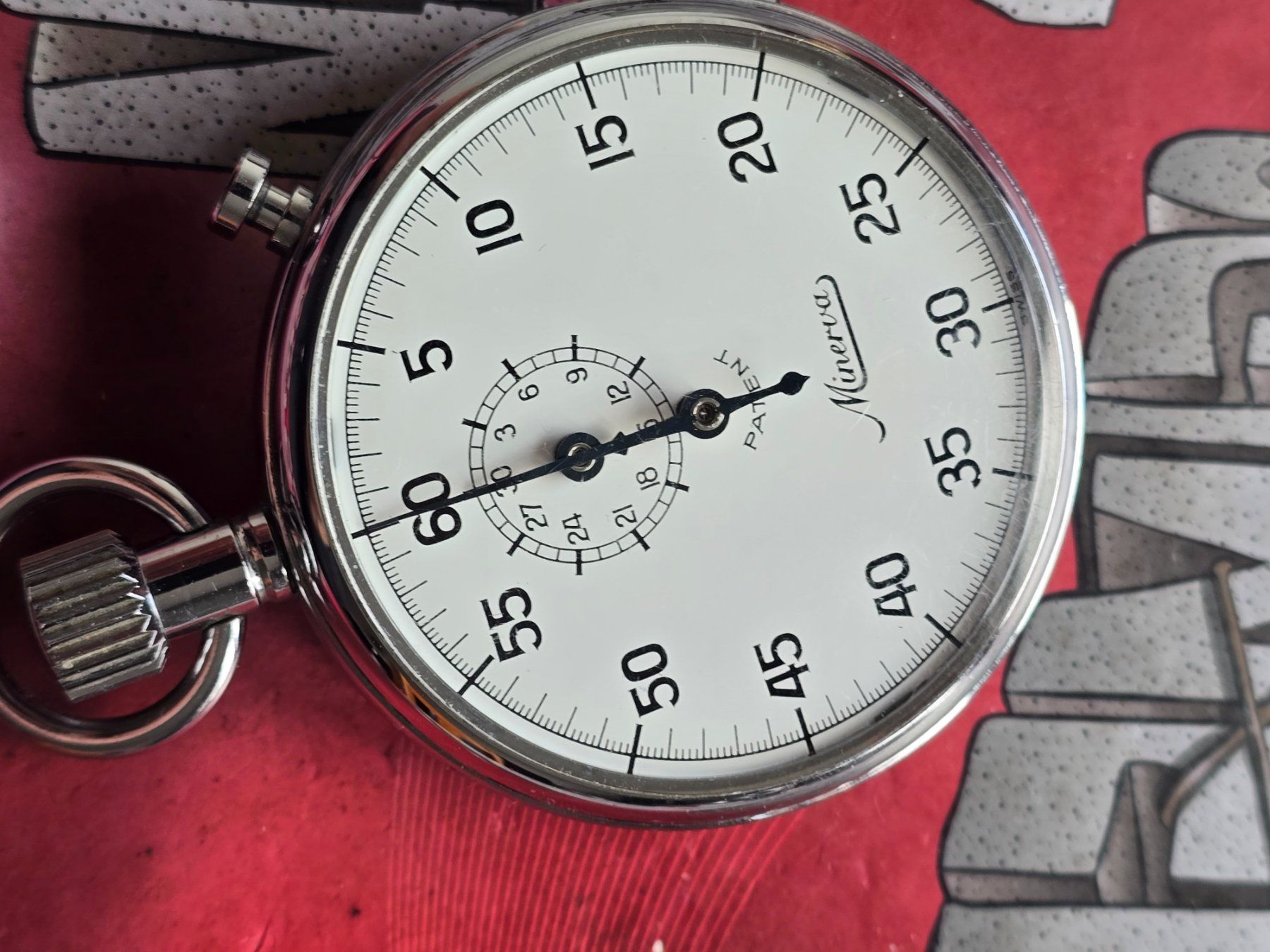Orologi: 133 Minerva Stoppuhr Chronograph – Usato da Muri AG venduto da Corredor 3