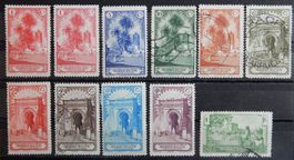 Spanisch Marokko ex. Kat. 91-118 */(*)/gest. 1928/32