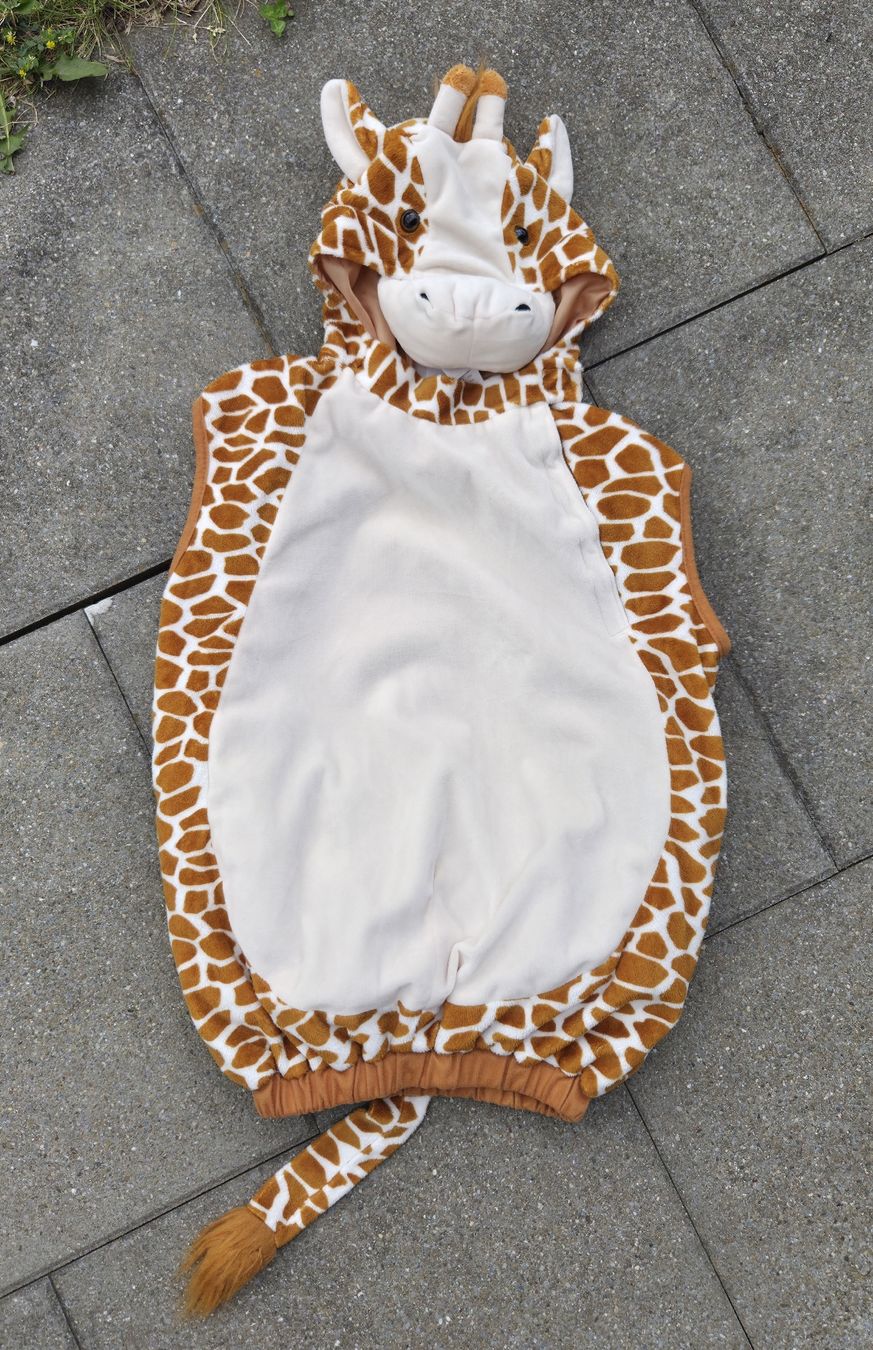 Costumi: Giraffen-Kostüm Gr. 104 – Usato da Oberkirch LU venduto da Tatamara