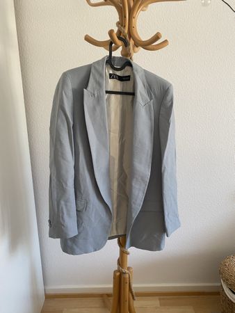 Zara Blazer hellblau Damen Grösse S guter Zustand