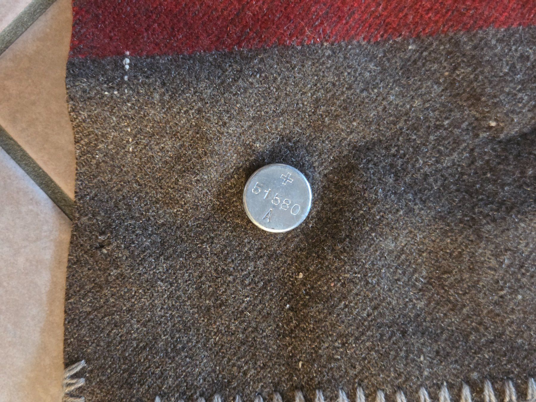 Schweizer Armee Coperte: Couverture 100 % originale armée suisse année 1888 – Usato da Choëx venduto da Solmo51 3