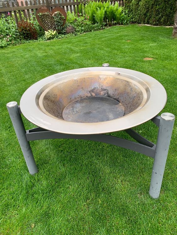 Feuerschale mit Rost / Schale aus Chromstahl (rostfrei) Comprare su